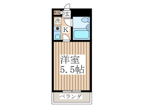 エクセル東伏見の物件間取画像